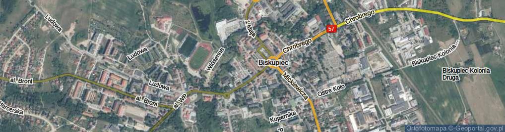 Zdjęcie satelitarne Syreny ul.