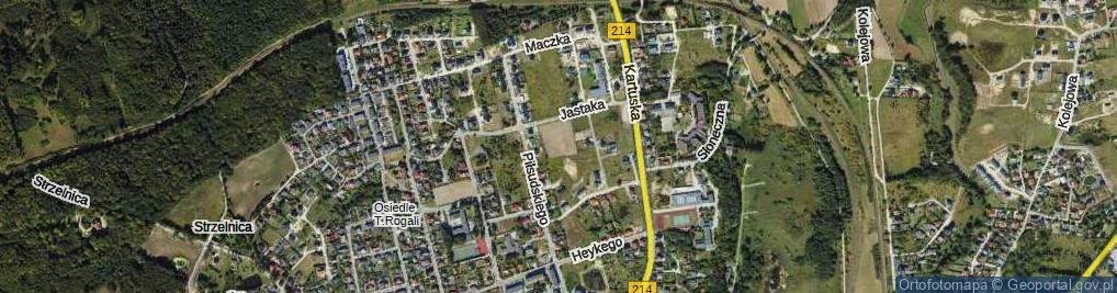 Zdjęcie satelitarne Sychty Bernarda, ks. dr. ul.