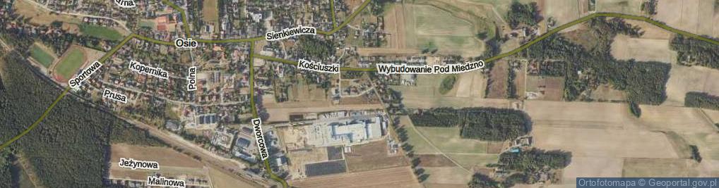 Zdjęcie satelitarne Sychty Bernarda, ks. dr. ul.