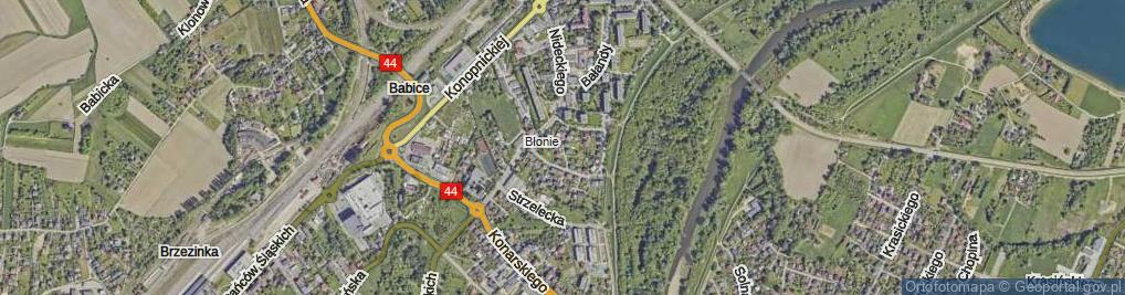 Zdjęcie satelitarne Syreniusza Szymona ul.