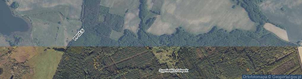 Zdjęcie satelitarne Sypniewko-Folwark ul.