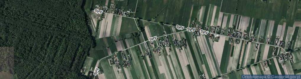 Zdjęcie satelitarne Syry ul.