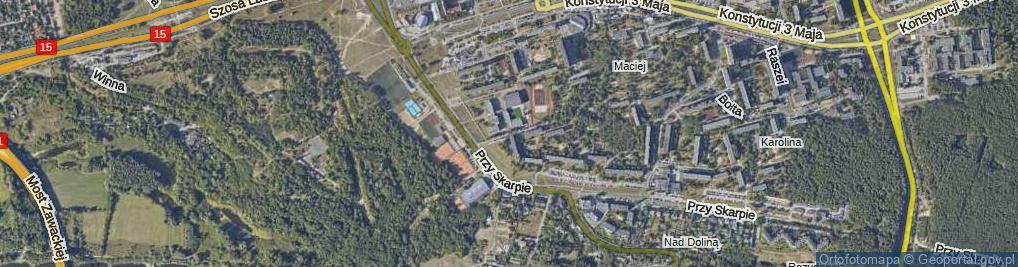 Zdjęcie satelitarne Sydowa Mariana ul.