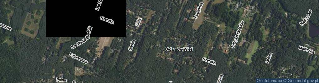 Zdjęcie satelitarne Szeroka ul.