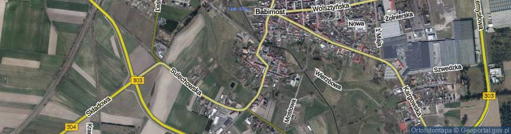 Zdjęcie satelitarne Szewska ul.
