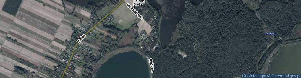 Zdjęcie satelitarne Szafirowa ul.