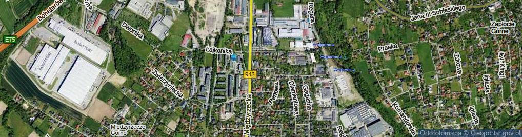 Zdjęcie satelitarne Szafirowa ul.