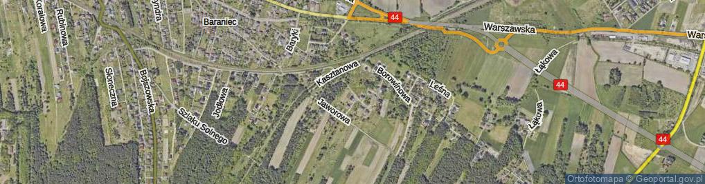 Zdjęcie satelitarne Szyszkowa ul.