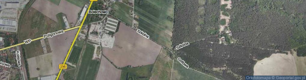 Zdjęcie satelitarne Szkolna ul.