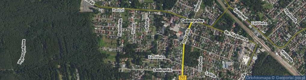 Zdjęcie satelitarne Szkolna ul.