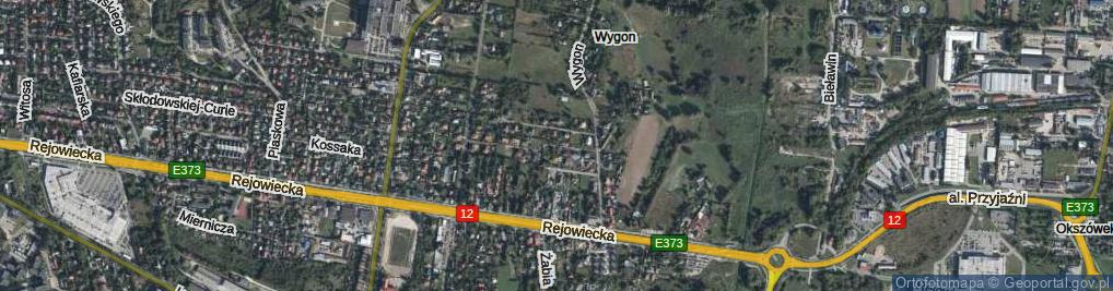 Zdjęcie satelitarne Szafirowa ul.