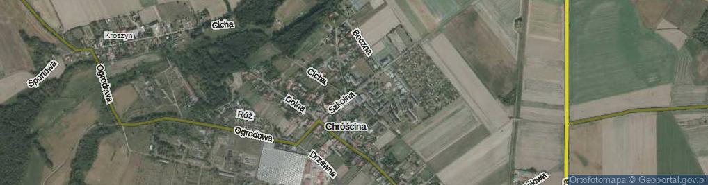 Zdjęcie satelitarne Szkolna ul.