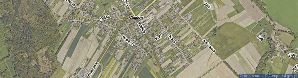 Zdjęcie satelitarne Szkolna ul.