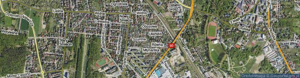 Zdjęcie satelitarne Szumna ul.