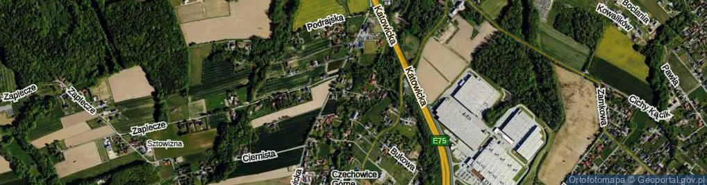 Zdjęcie satelitarne Szuwary ul.