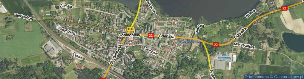 Zdjęcie satelitarne Szkolna ul.