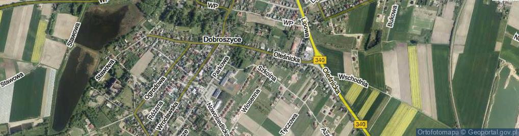 Zdjęcie satelitarne Szkolna ul.