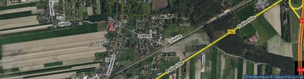 Zdjęcie satelitarne Szkolna ul.