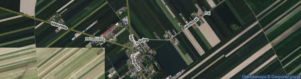 Zdjęcie satelitarne Szkolna ul.