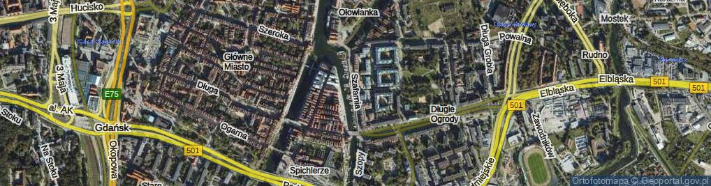 Zdjęcie satelitarne Szafarnia ul.