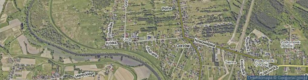 Zdjęcie satelitarne Szkolna ul.