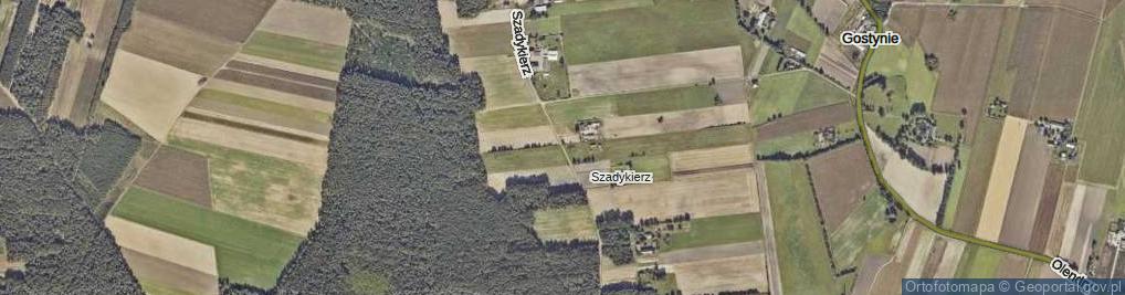 Zdjęcie satelitarne Szadykierz ul.