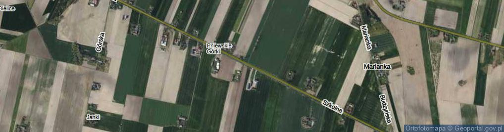 Zdjęcie satelitarne Szkolna ul.