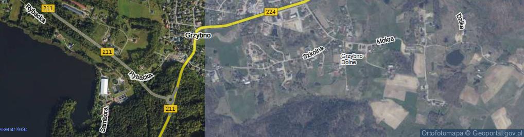 Zdjęcie satelitarne Szkolna ul.