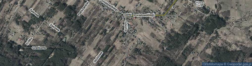 Zdjęcie satelitarne Szkolna ul.