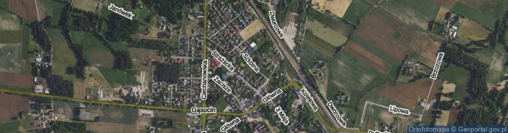 Zdjęcie satelitarne Szkolna ul.