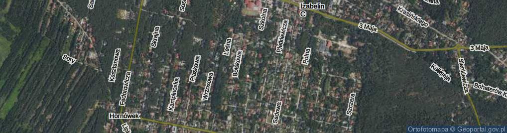 Zdjęcie satelitarne Szkolna ul.