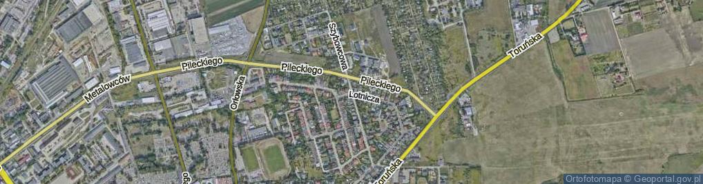 Zdjęcie satelitarne Szybowcowa ul.