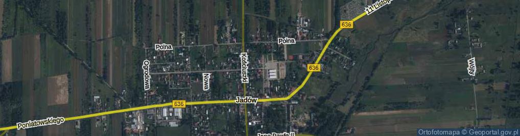Zdjęcie satelitarne Szklana ul.