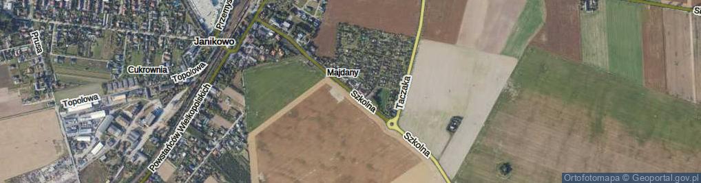 Zdjęcie satelitarne Szkolna ul.