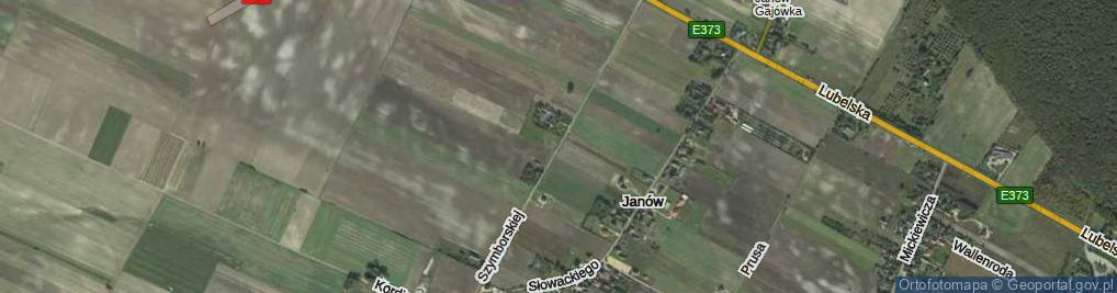 Zdjęcie satelitarne Szymborskiej Wisławy ul.
