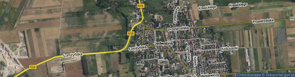 Zdjęcie satelitarne Szkolna ul.