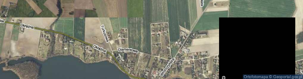 Zdjęcie satelitarne Szmaragdowa ul.
