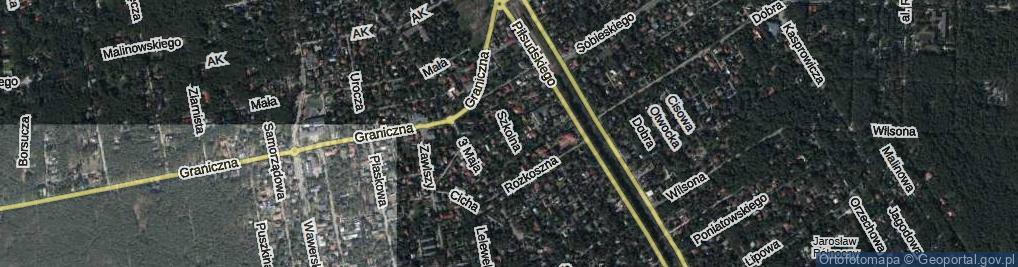 Zdjęcie satelitarne Szkolna ul.