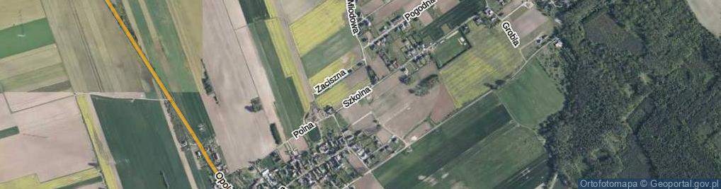 Zdjęcie satelitarne Szkolna ul.