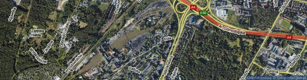 Zdjęcie satelitarne Szybowa ul.