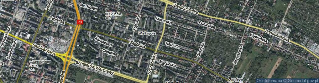 Zdjęcie satelitarne Szczecińska ul.