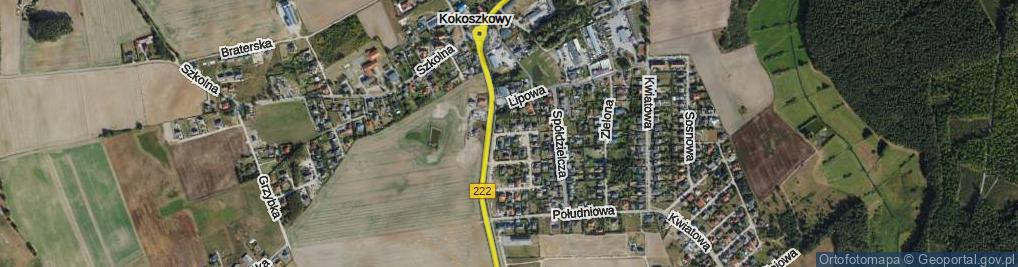 Zdjęcie satelitarne Szafirowa ul.