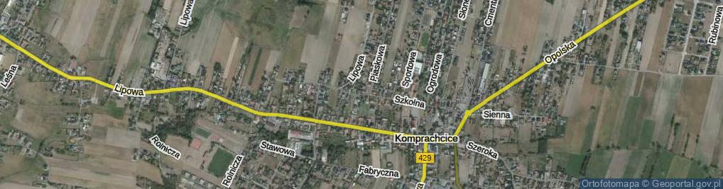 Zdjęcie satelitarne Szkolna ul.