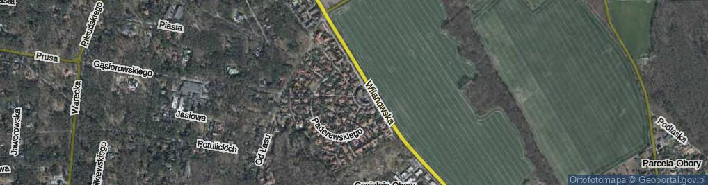 Zdjęcie satelitarne Szymanowskiego Karola ul.