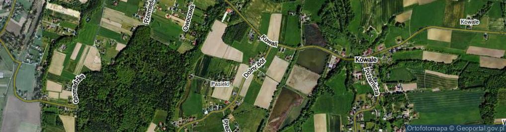 Zdjęcie satelitarne Szmaragdowa ul.