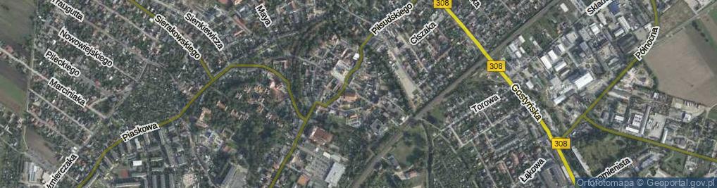 Zdjęcie satelitarne Szpitalna ul.