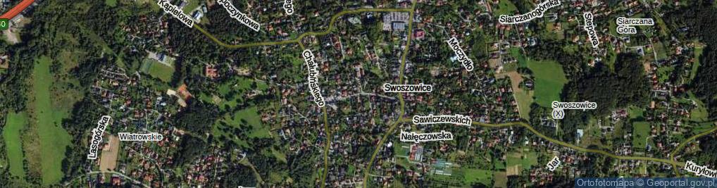 Zdjęcie satelitarne Szybisko ul.