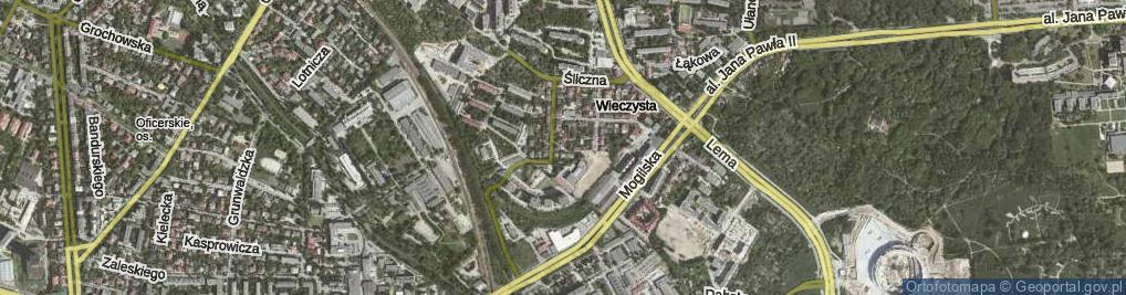 Zdjęcie satelitarne Szkółkowa ul.
