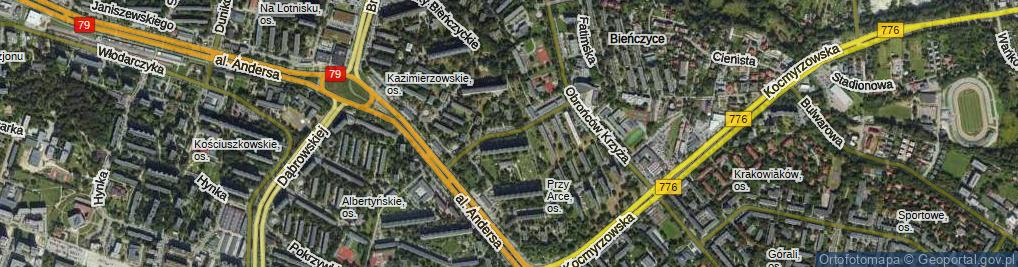 Zdjęcie satelitarne Szajnowicza-Iwanowa Jerzego ul.