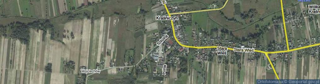 Zdjęcie satelitarne Szkolna ul.